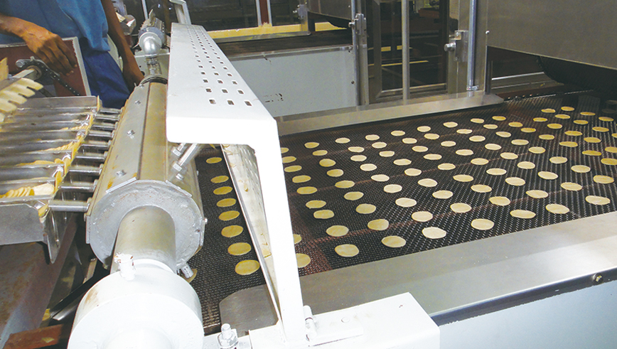 Fuldautomatisk Rice Cracker produktionslinje