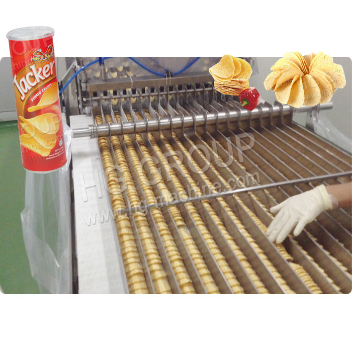 Det grundlæggende i en kartoffelchips produktionslinje